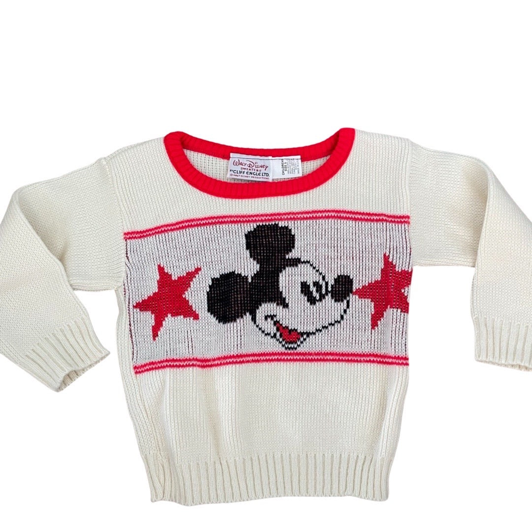 Top Vintage Cliff Engle Disney Mickey Mouse Sweater