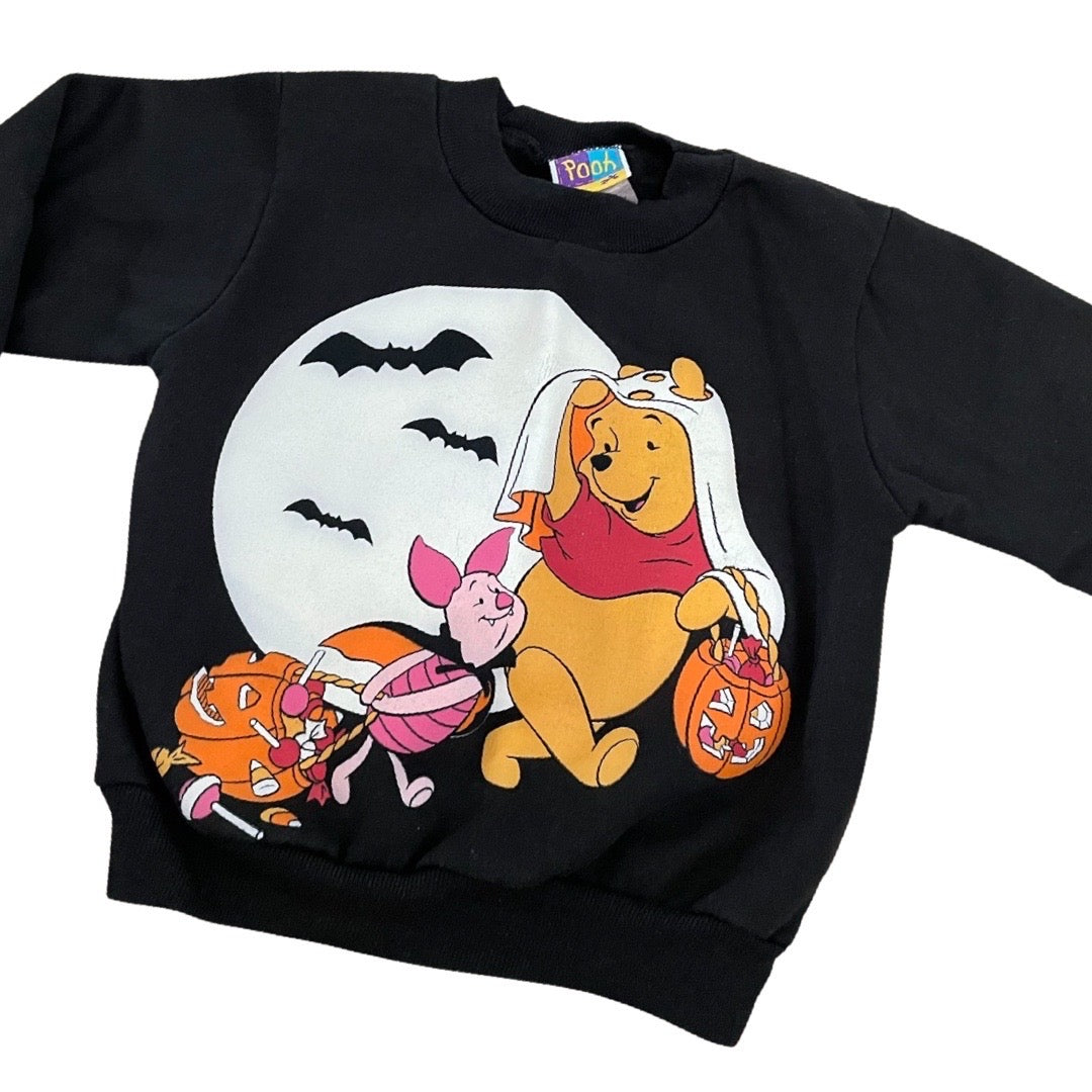 Vintage Disney Sweatshirt with Pooh and Piglet on Halloween