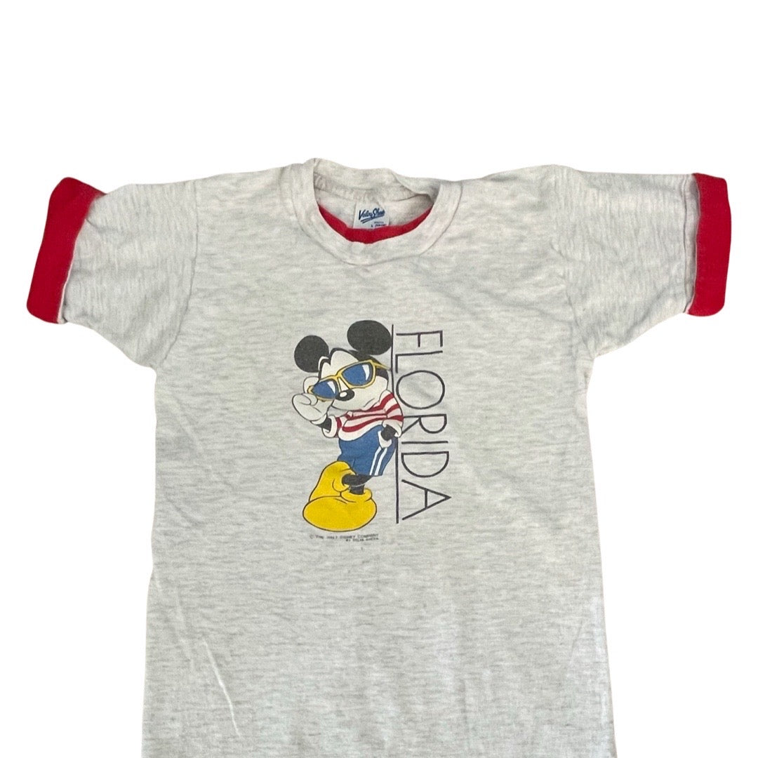 Vintage Disney Velva Sheen Single Stitch Tee with Mickey