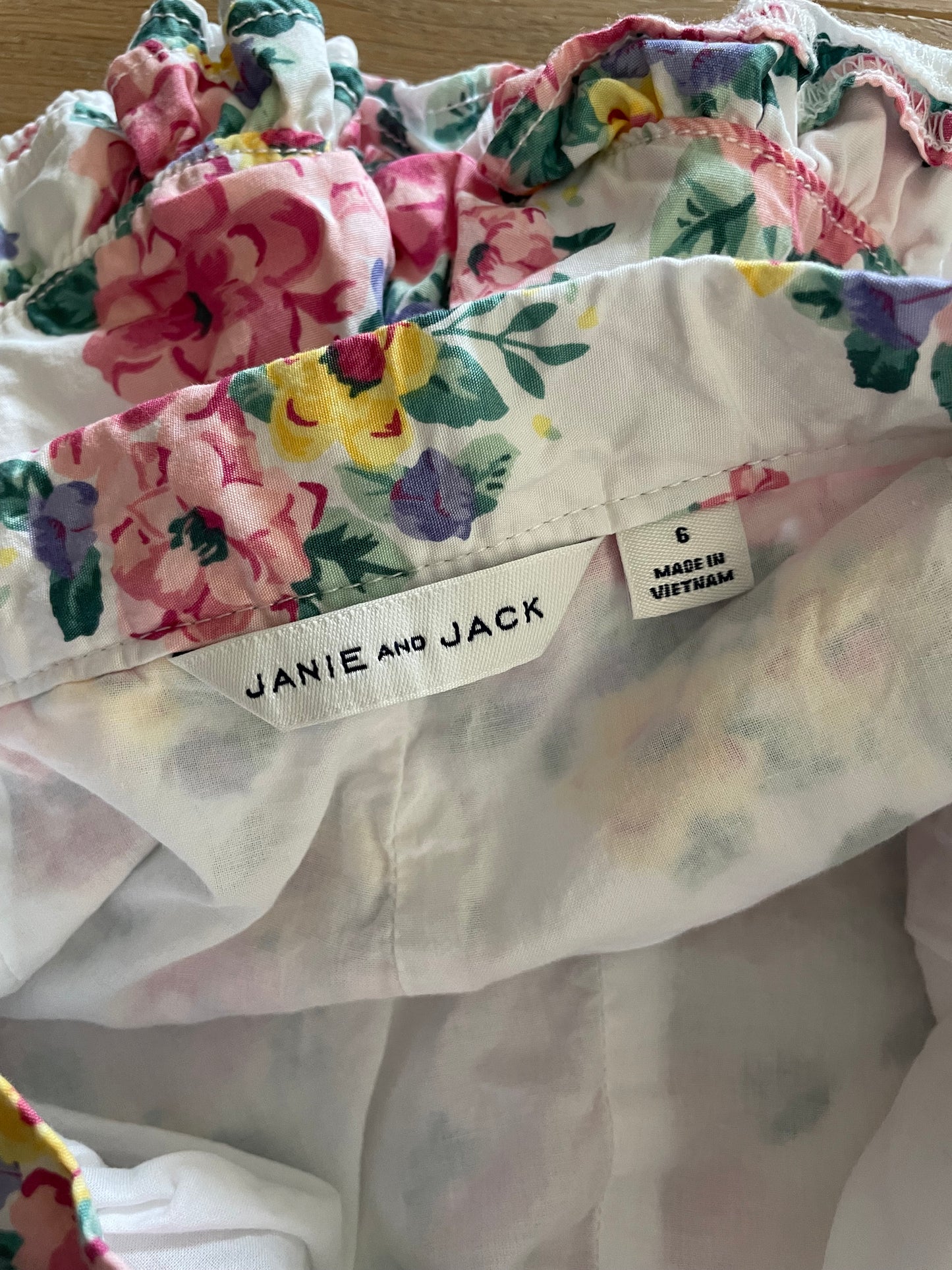 Janie and Jack Floral Print Shorts