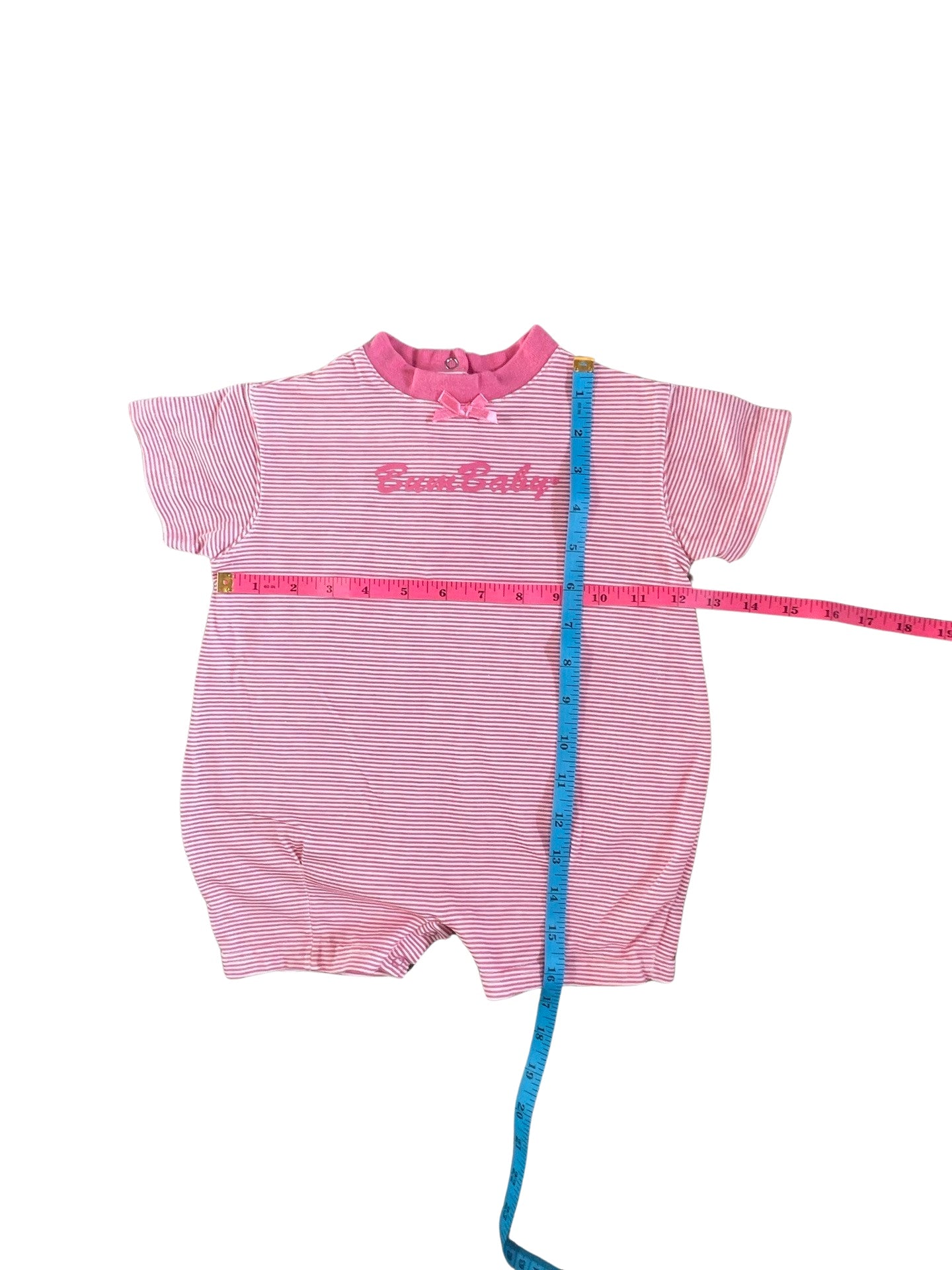 Vintage Pink Baby Bum Romper from B.U.M. Brand