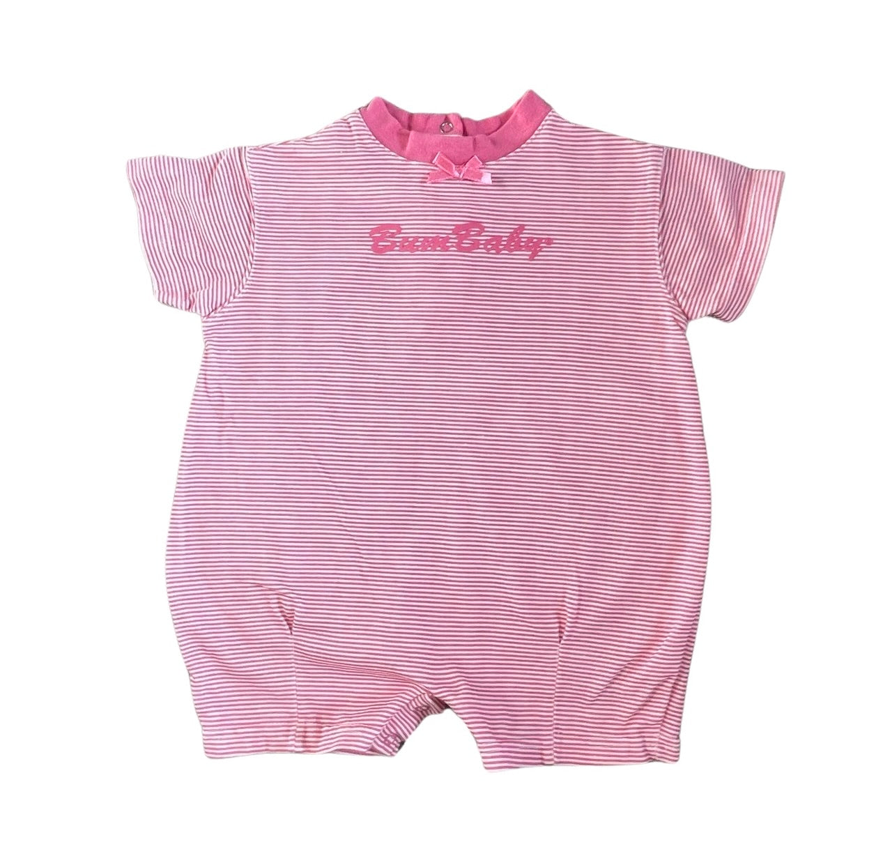 Vintage Pink Baby Bum Romper from B.U.M. Brand