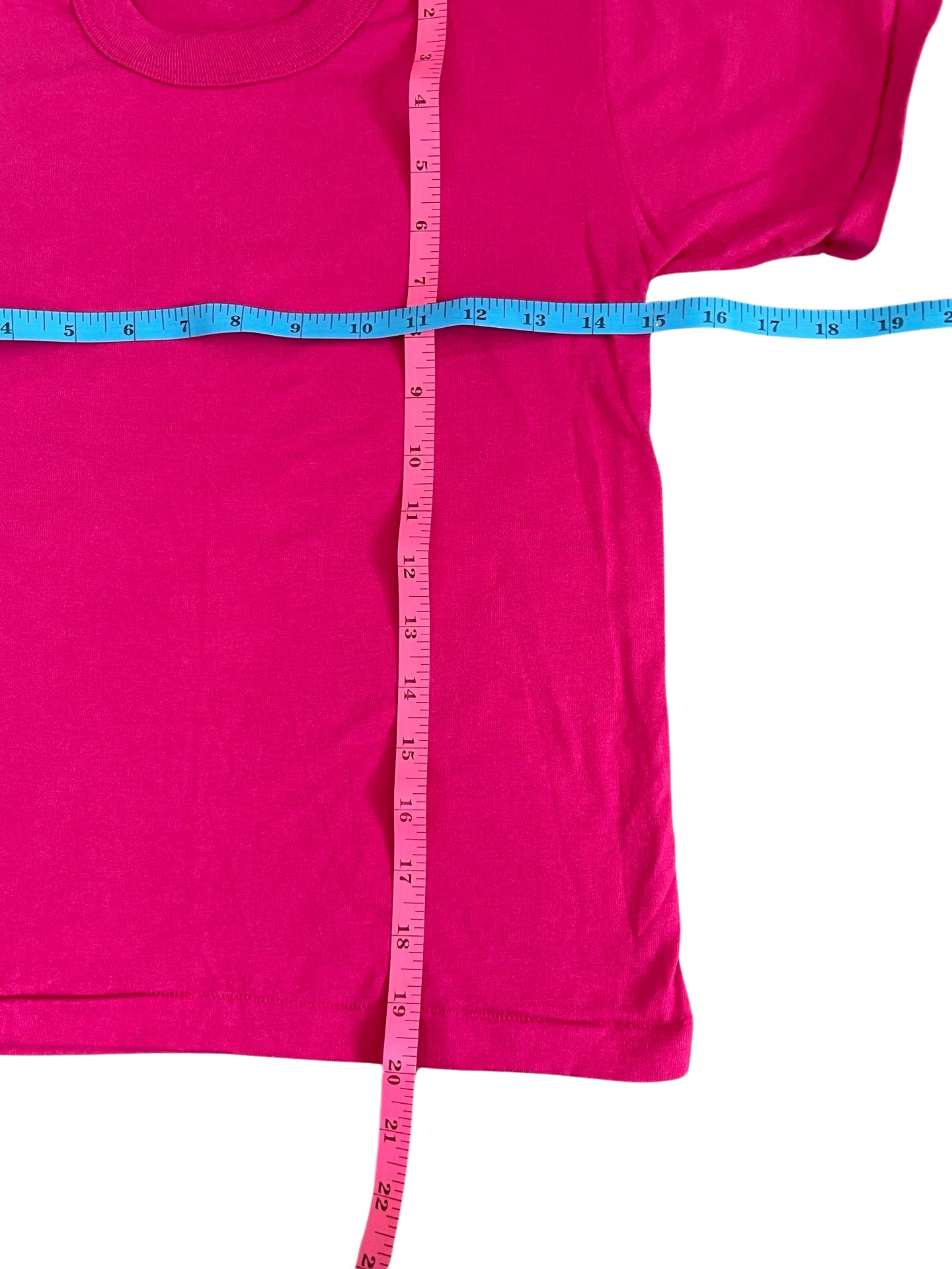 Vintage Single Stitch Russell Athletic Short Sleeve Tee in Hot Pink