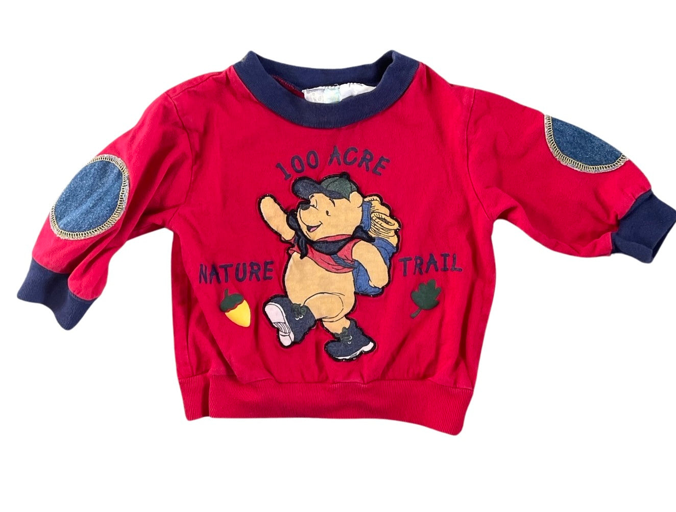 Vintage Disney Pooh Long Sleeve Ringer Tee