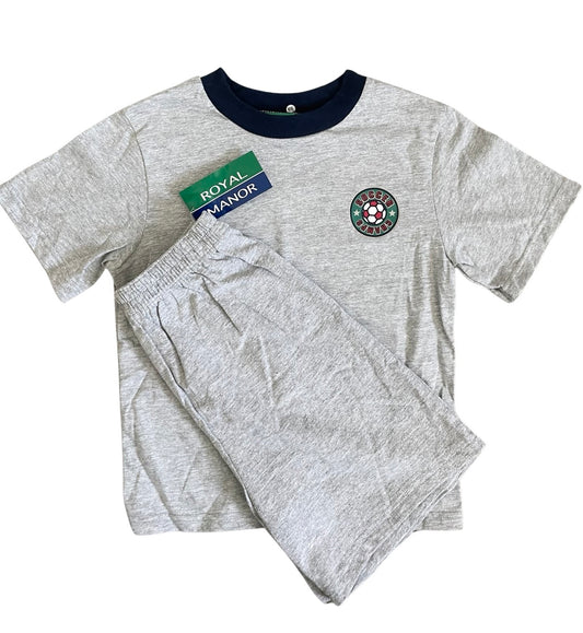 Deadstock Vintage Tee + Shorts "Soccer Champs" Set from Royal Manor