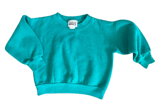 Trend Basics Vintage USA Made Teal Colored Crewneck