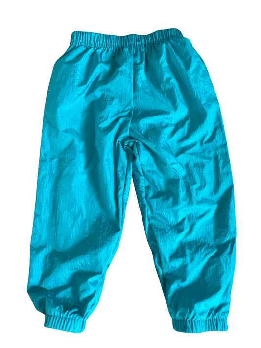 Vintage Teal Colored Parachute Pants